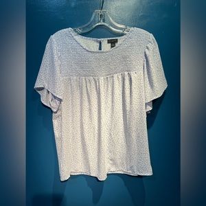 Floral Purple Blouse Shirt